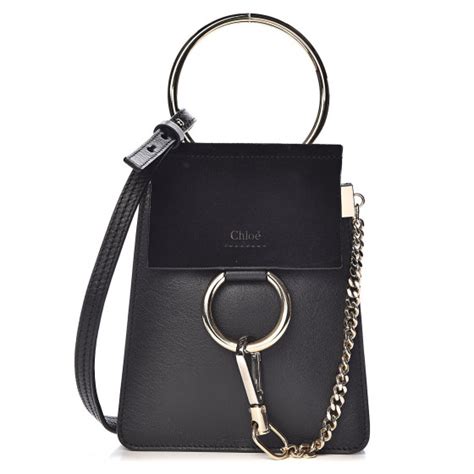 chloe faye bracelet bag|chloe faye bag black.